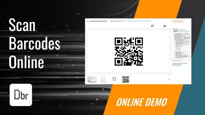 Barcode Reader JavaScript Demo | Dynamsoft