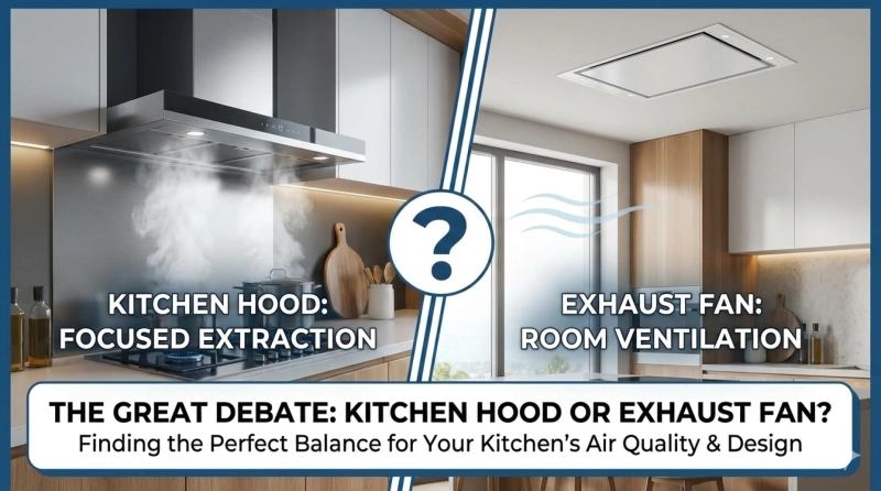 The Great Debate: Kitchen Hood or Exhaust Fan?