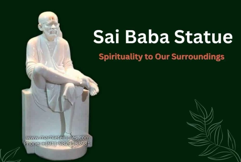 Sai Baba Marble Statue that adds Spirituality to your Surroundings