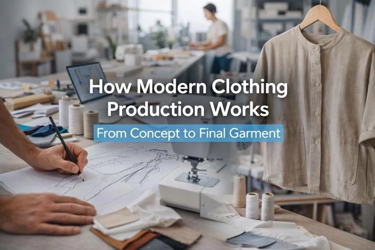 How Modern Clothing Production Works: From Concept to Final Garment