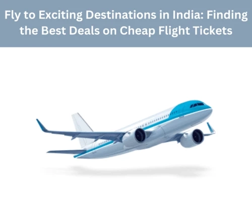 Fly to Exciting Destinations in India: Finding the Best Deals on Cheap Flight Tickets