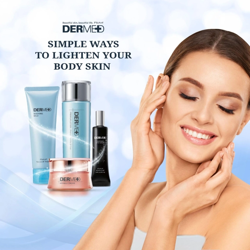 Simple ways to lighten your body skin