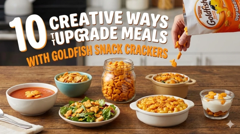 10 Creative Ways to Upgrade Everyday Meals with Goldfish Snack Crackers