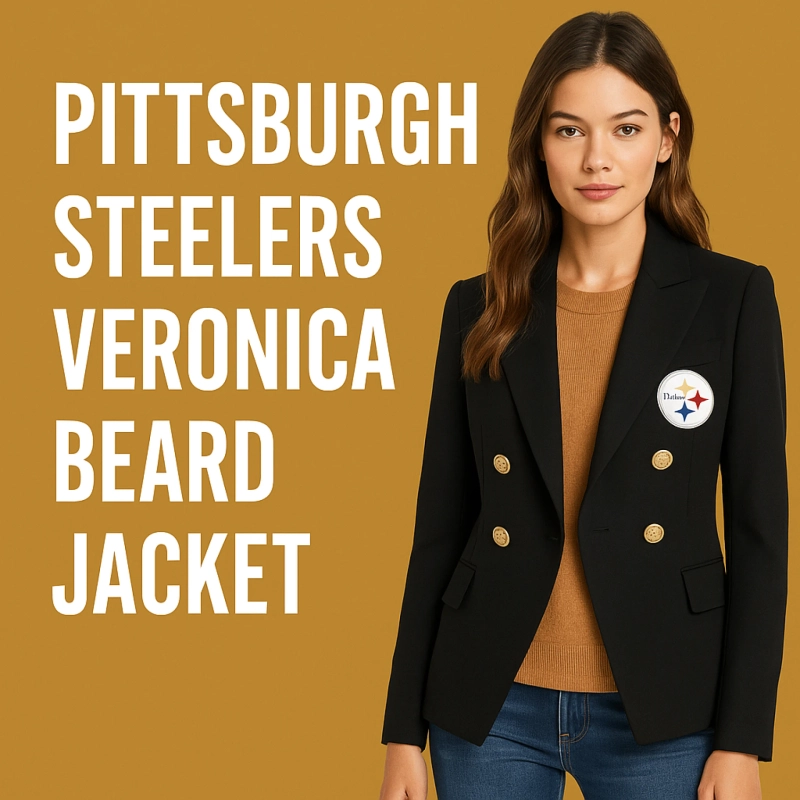 Pittsburgh Steelers Veronica Beard Jacket Where Fashion Meets Game-Day Spirit