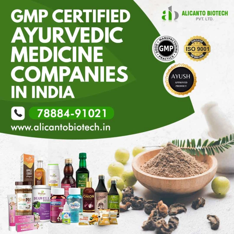 Gmp Certified Ayurvedic Medicine Companies in India