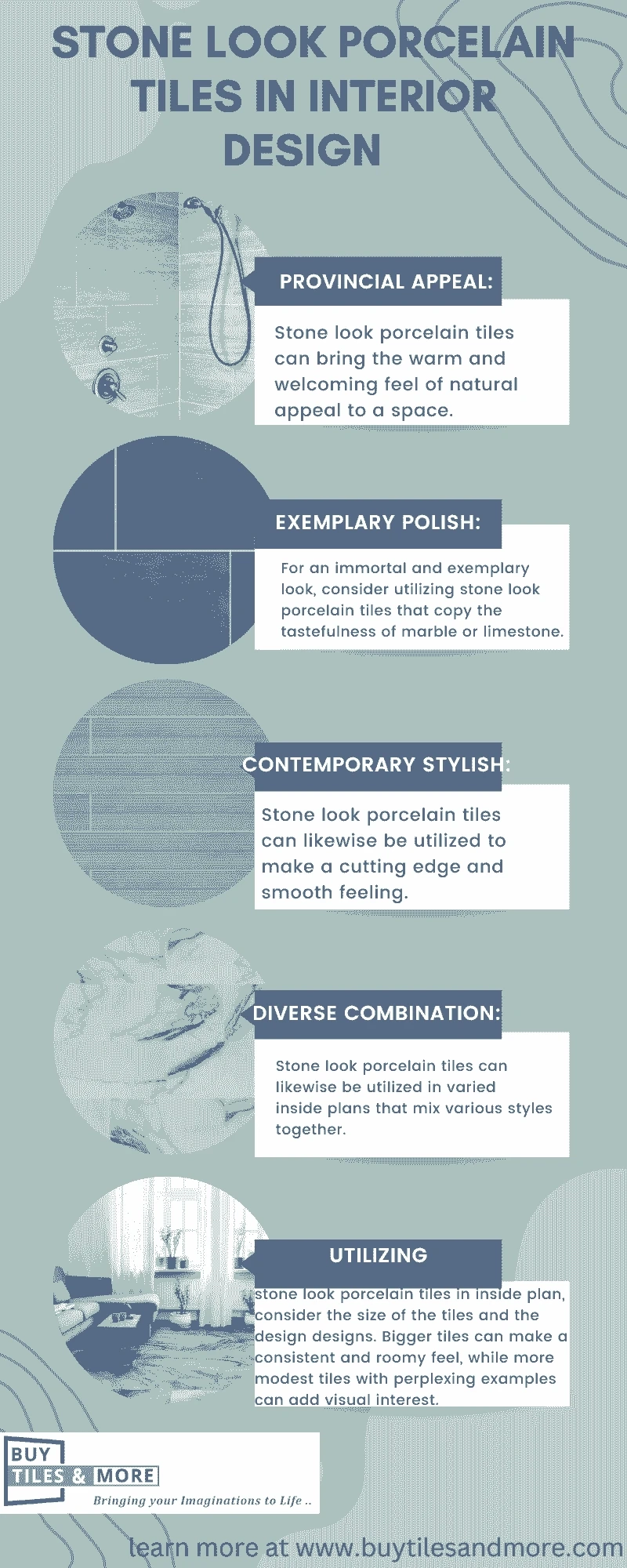 Significance and Uses of Stone Look Porcelain Tiles