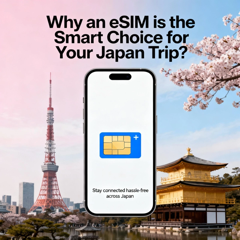 Why an eSIM is the Smart Choice for Your Japan Trip?