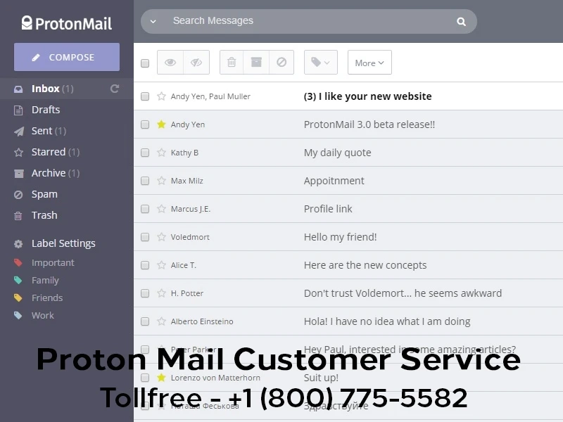 How to change the password on Protonmail