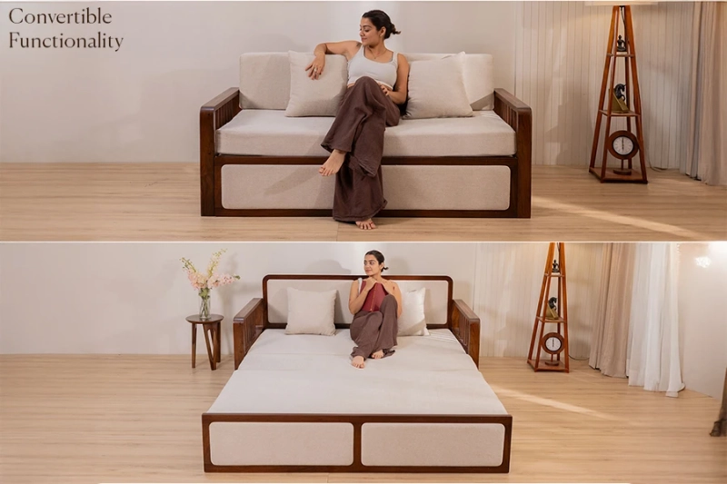 How a Sofa Cum Bed Enhances Space Efficiency in Modern Urban Homes