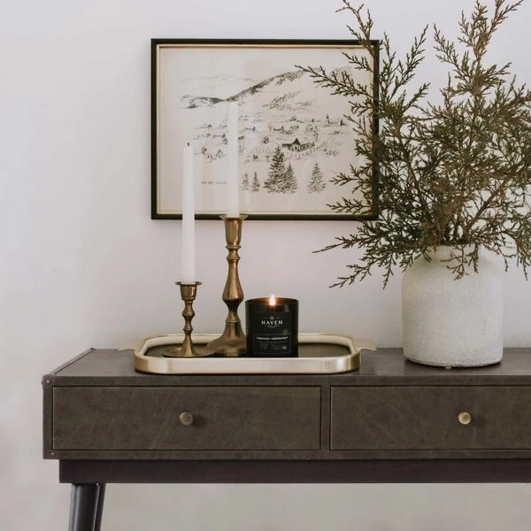 Wood Console Table - Gulmohar Lane