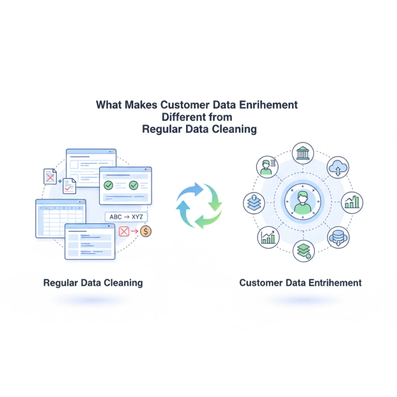 What Makes Customer Data Enrichment Different from Regular Data Cleaning