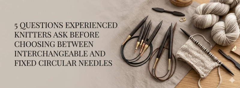 5 Questions Experienced Knitters Ask Before Choosing Between Interchangeable and Fixed Circular Needles