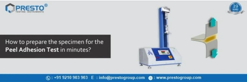 How to prepare the specimen for the peel adhesion test in minutes?