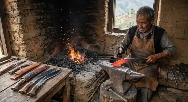 Exploring Traditional Blades, Handcrafted Tools, and Cultural Artifacts from Nepal