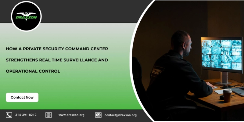 How a Private Security Command Center Strengthens Real Time Surveillance and Operational Control