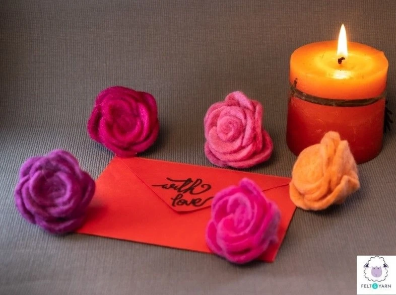 Celebrate Valentine’s Day with Handmade Felted Crafts That Last | Felt and Yarn