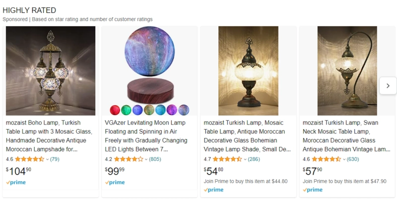 Decorative Lamp Types