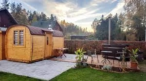wood fired hot tub