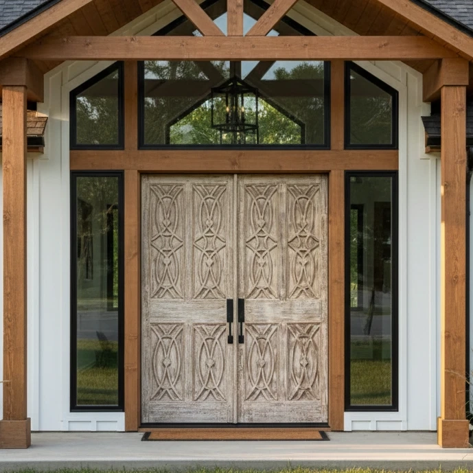 The Artisan's Meditation: Hand-Carved Doors That Transform Home into Sanctuary