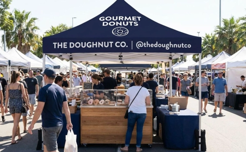 Stand Out at the Sunday Markets: 5 Design Tips for a High-Impact Gazebo Tent Print