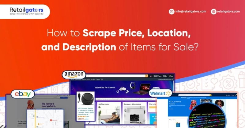 How to Scrape Price, Location, and Description of Items for Sale?