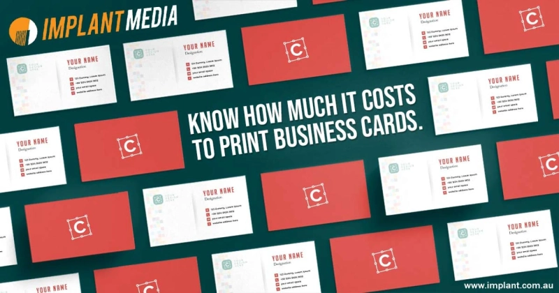 How Much Does it Cost to Print Business Cards in Melbourne