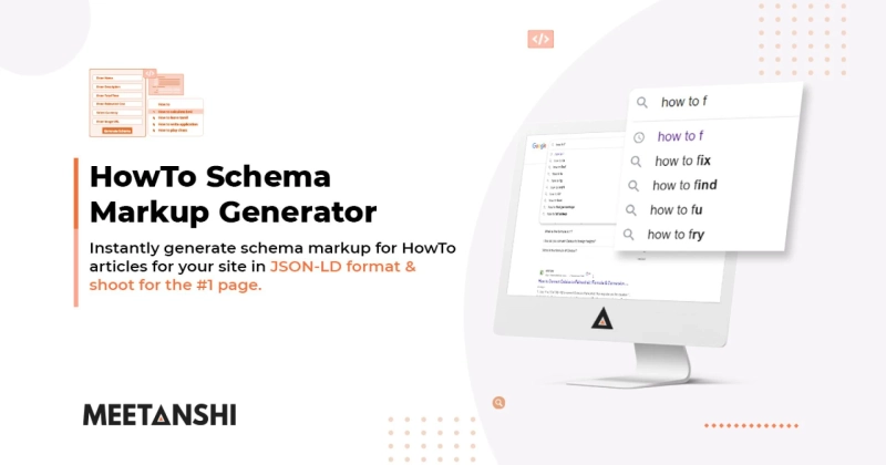 HOWTO SCHEMA MARKUP GENERATOR