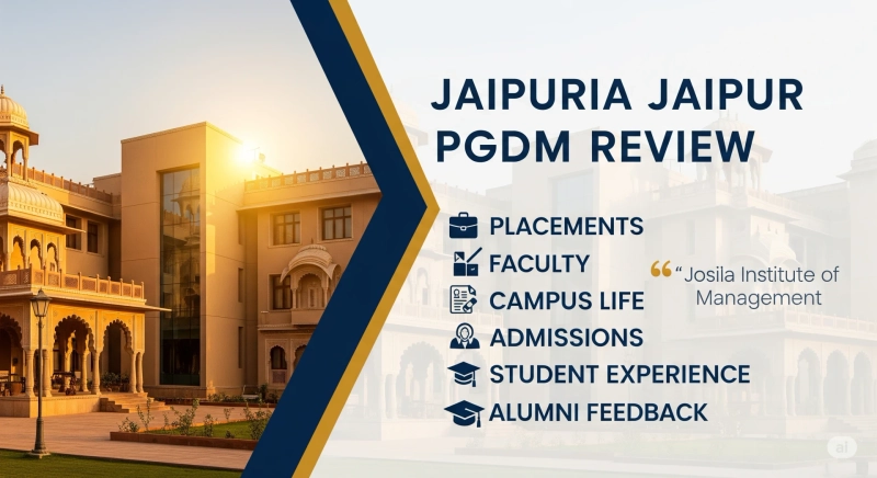 Jaipuria Jaipur PGDM Review: Fees, Placements 2025, NIRF Rank & ROI.