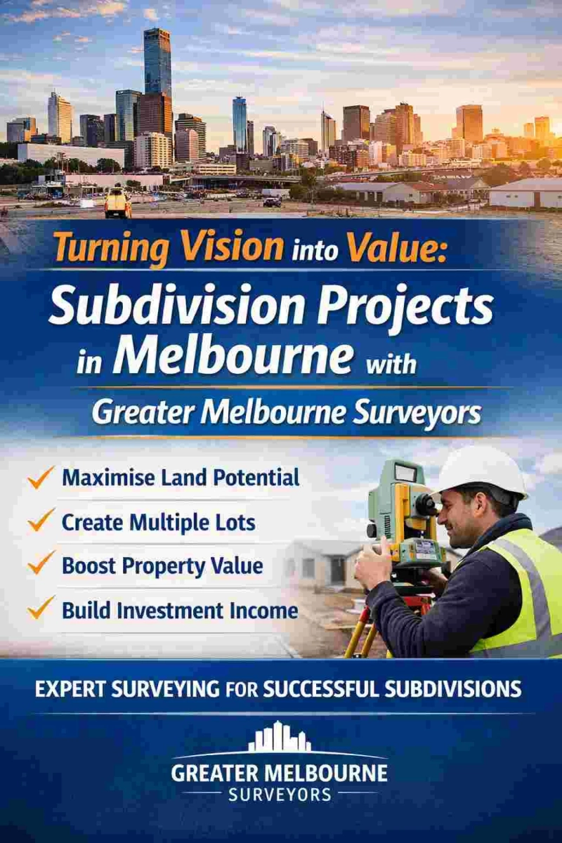 Turning Vision into Value: Subdivision Projects in Melbourne with Greater Melbourne Surveyors