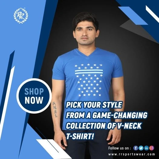 V Neck T-Shirts for Men- Why Should One Invest in Them?