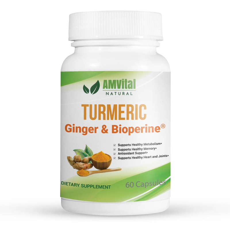 AMVital's Ultra High Absorption Turmeric Curcumin: Your Wellness Companion