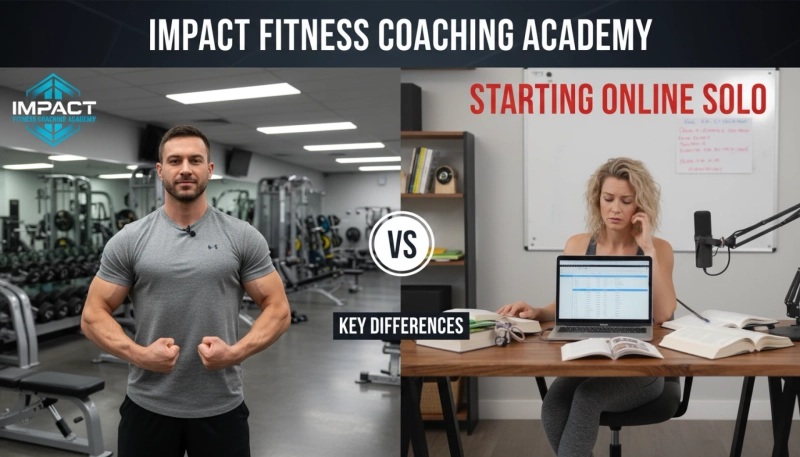 Impact Fitness Coaching Academy vs Starting Online Solo: Key Differences
