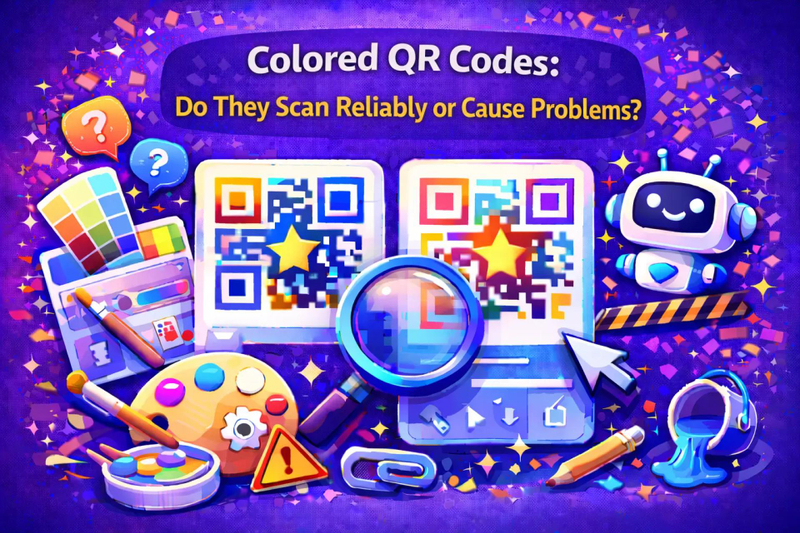Colored QR Codes: Do They Scan Reliably or Cause Problems?