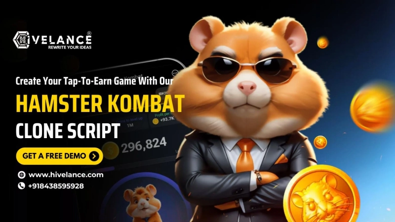 Hamster Kombat Clone Script: Create Your Own T2E Game Similar To Hamster Kombat