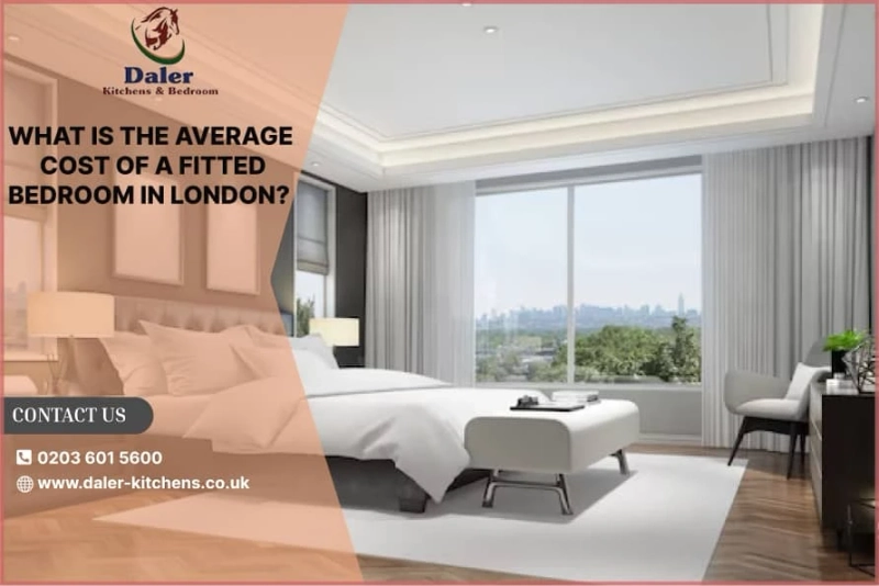 What is the average Cost of a Fitted Bedroom in London?