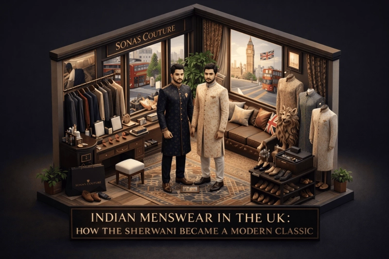 Nehru Jacket & Sherwani in the UK: How Indian Menswear Is Redefining Modern Elegance