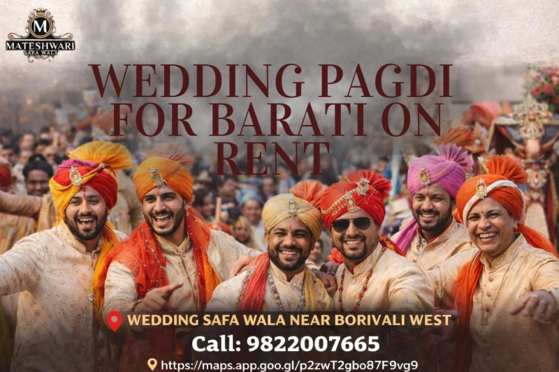Wedding Pagdi For Barati On Rent – Make Every Baraati Look Royal