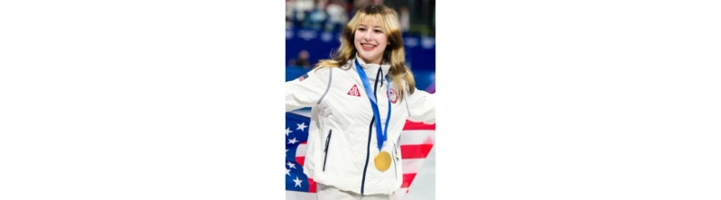 Alyssa Liu Winter Olympics Milano Ice Skating Arena Jacket