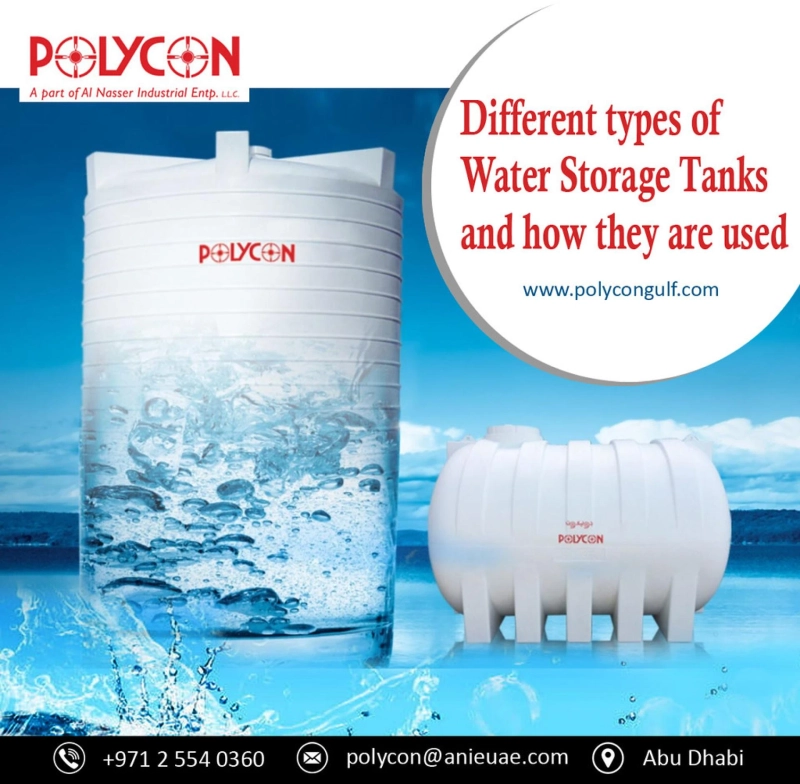 Different types of water storage tanks and how they are used
