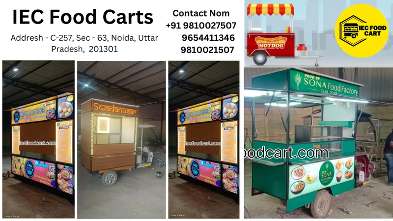 IEC Food Cart Manufacturer in Noida Best Price & Quality