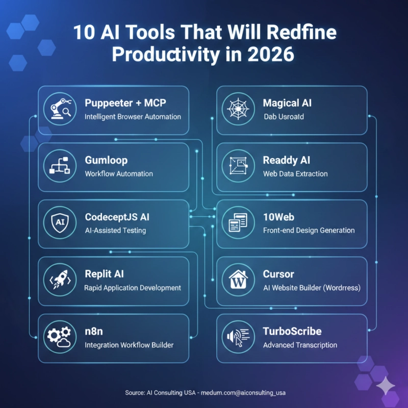 10 AI Tools That Will Redefine Productivity in 2026