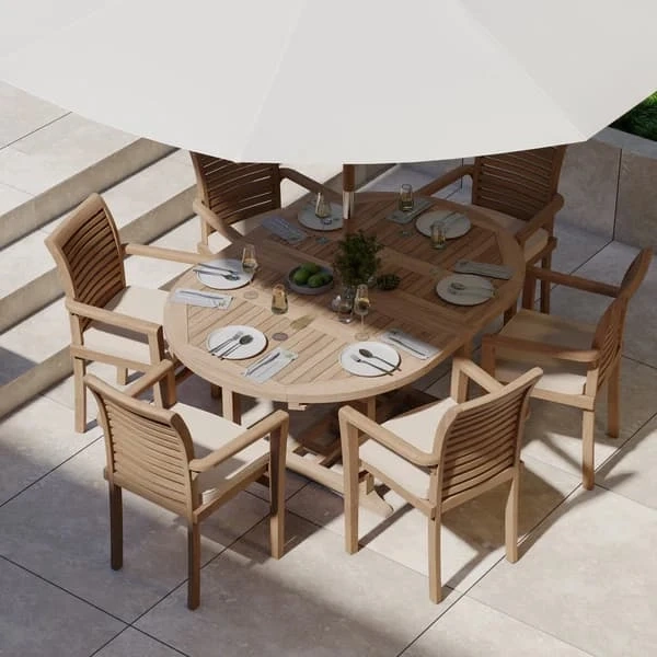 Teak Garden Set: Complete Outdoor Comfort and Style