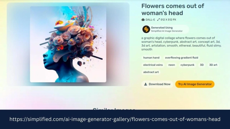 Transform Text into Artistic Masterpieces: Flower Head Image Generator for Creative Expression