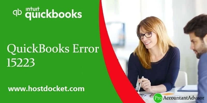 Resolve QuickBooks Error 15223