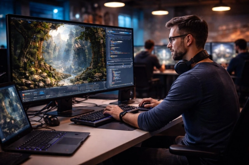 The Role of Real-Time Rendering in Modern Game Development Studios