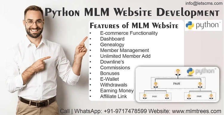 Python Flask Affiliate Program - Network Marketing Software (MLM Ecommerce Website)