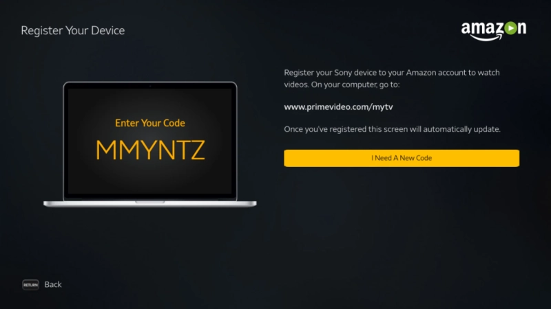 Amazon Com Mytv Enter Code - Primevideo.com/mytv