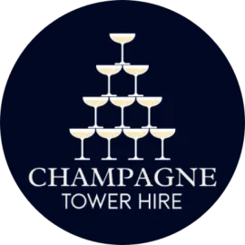 Champagne Wedding Glasses Bride Groom & Champagne Tower Guide