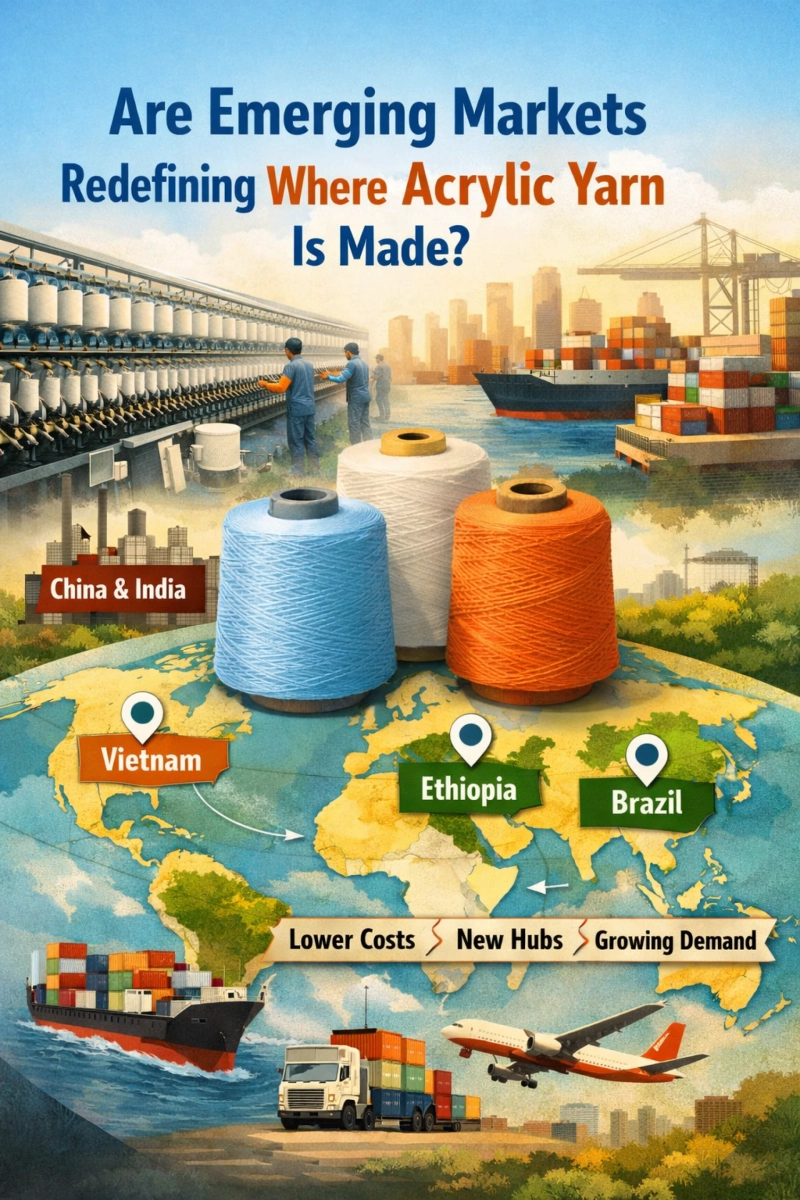 Are Emerging Markets Redefining Where Acrylic Yarn Is Made?