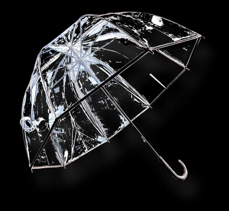 Elegant Protection for Wet Weather: Discover the Dome Umbrella in Black